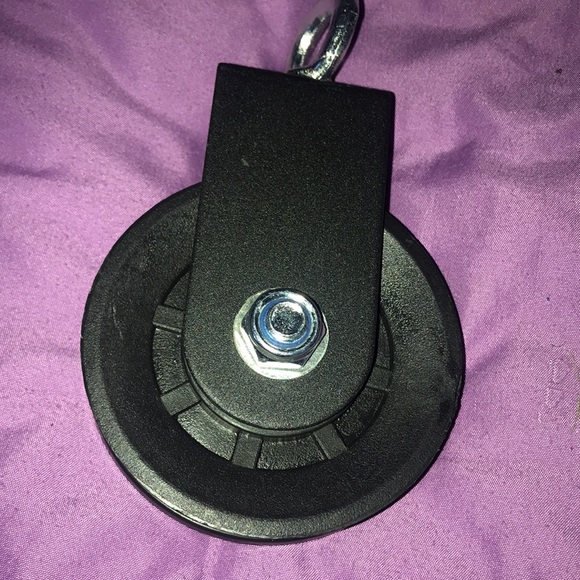 NEW Black Steel Pulley rope pull magnet fishing lifting stuff - Picture 5 of 8